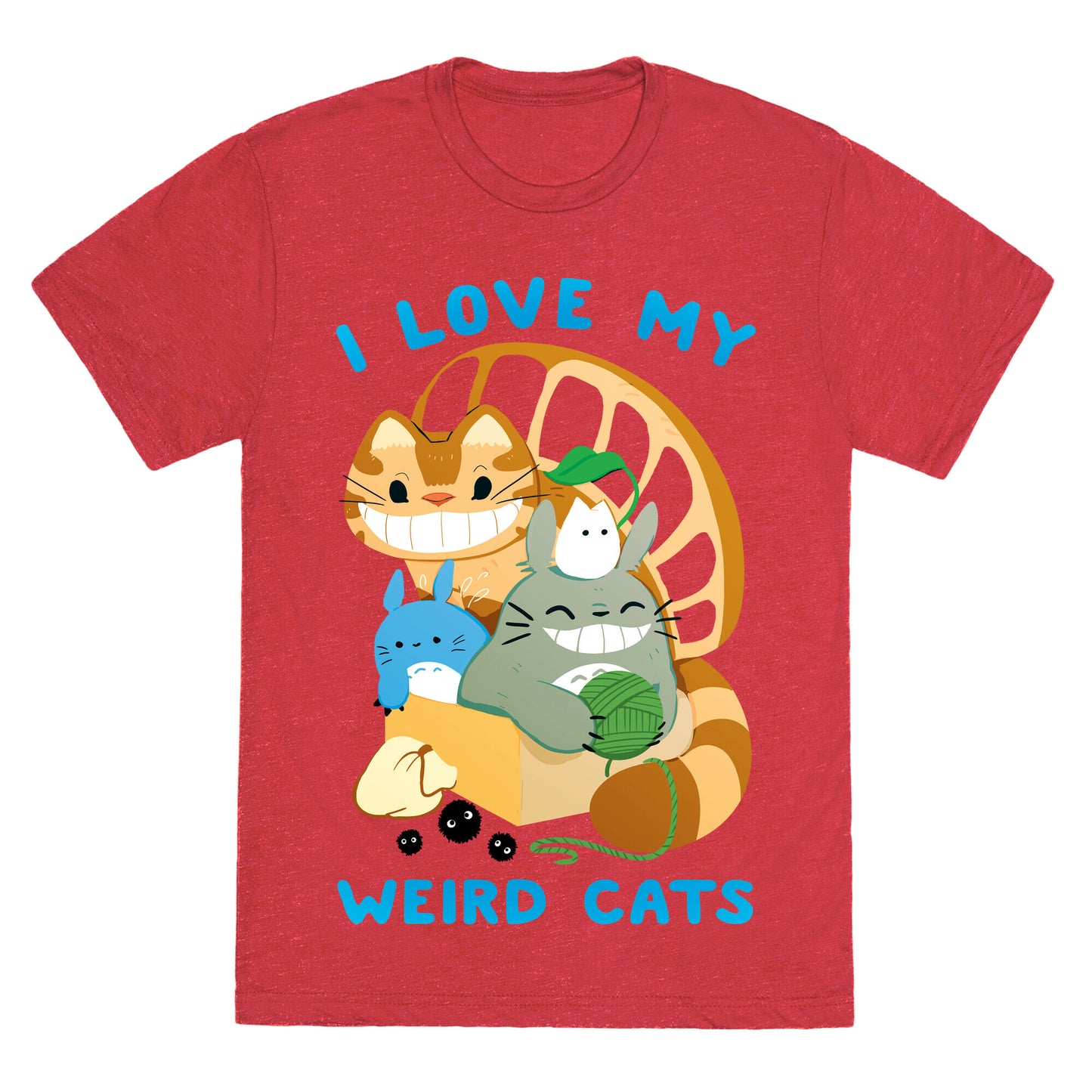 I love my weird cats Unisex Triblend Tee