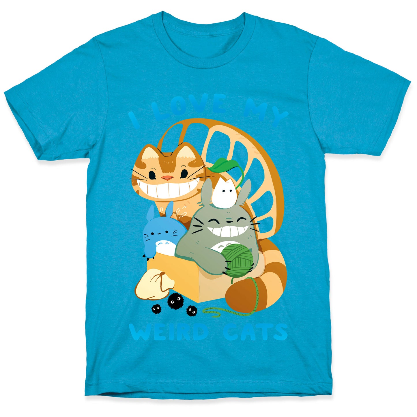 I love my weird cats Unisex Triblend Tee