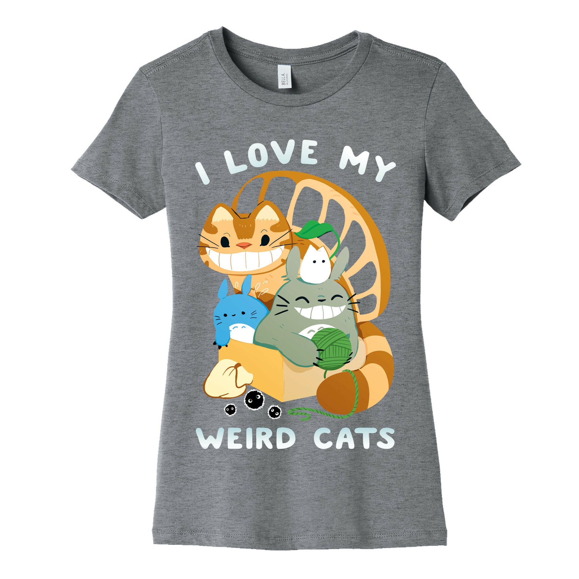 I love my weird cats Women's Cotton Tee