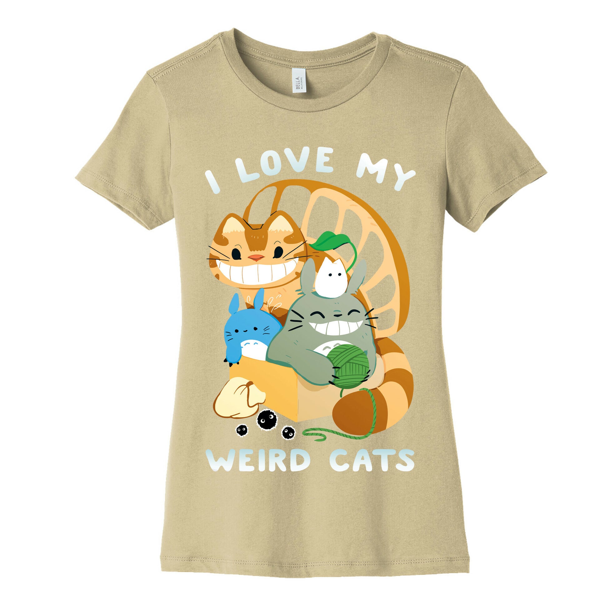 I love my weird cats Women's Cotton Tee