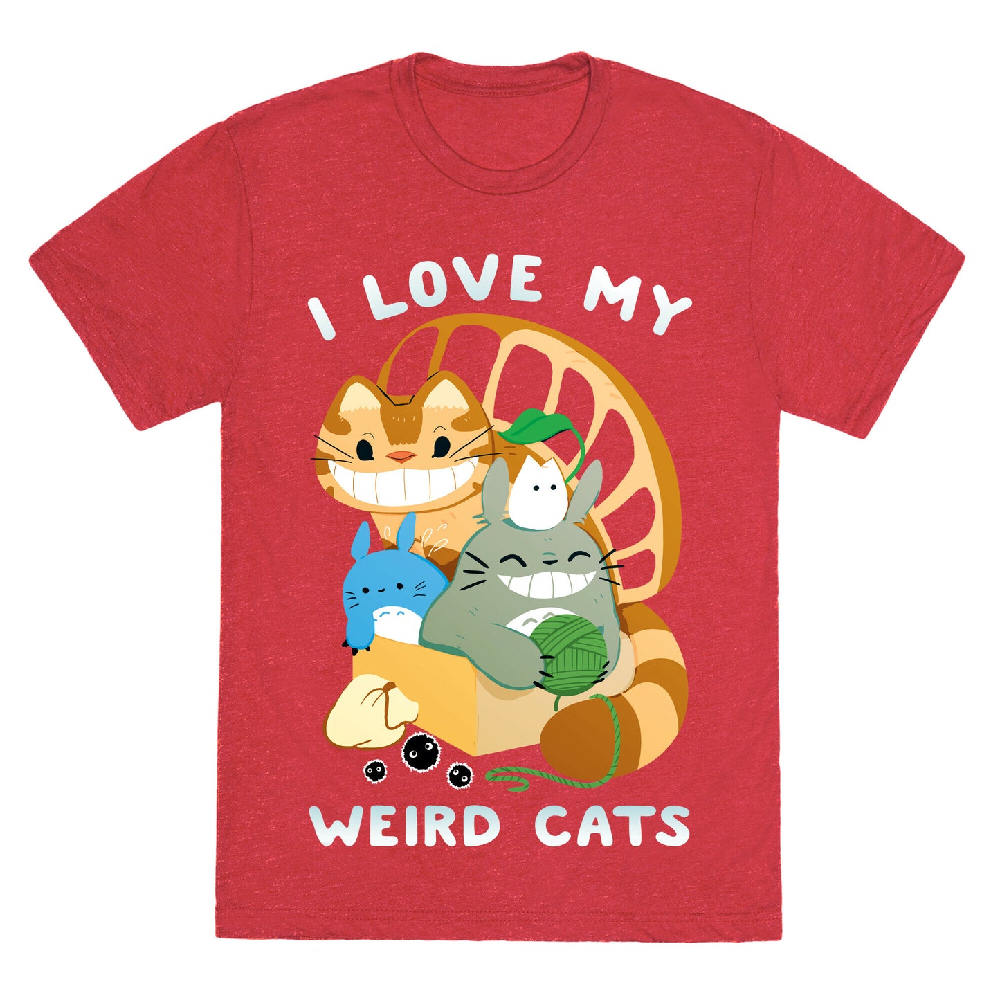 I love my weird cats Unisex Triblend Tee