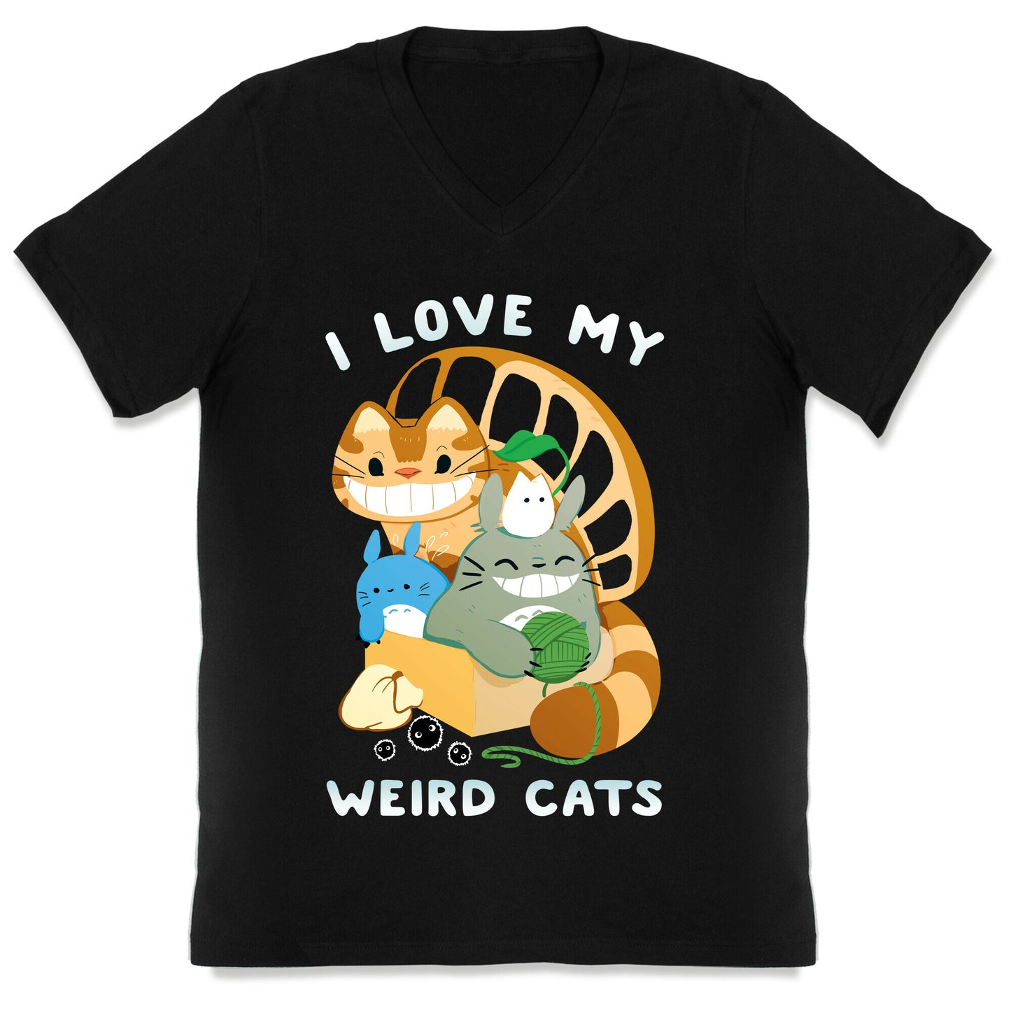 I love my weird cats V-Neck