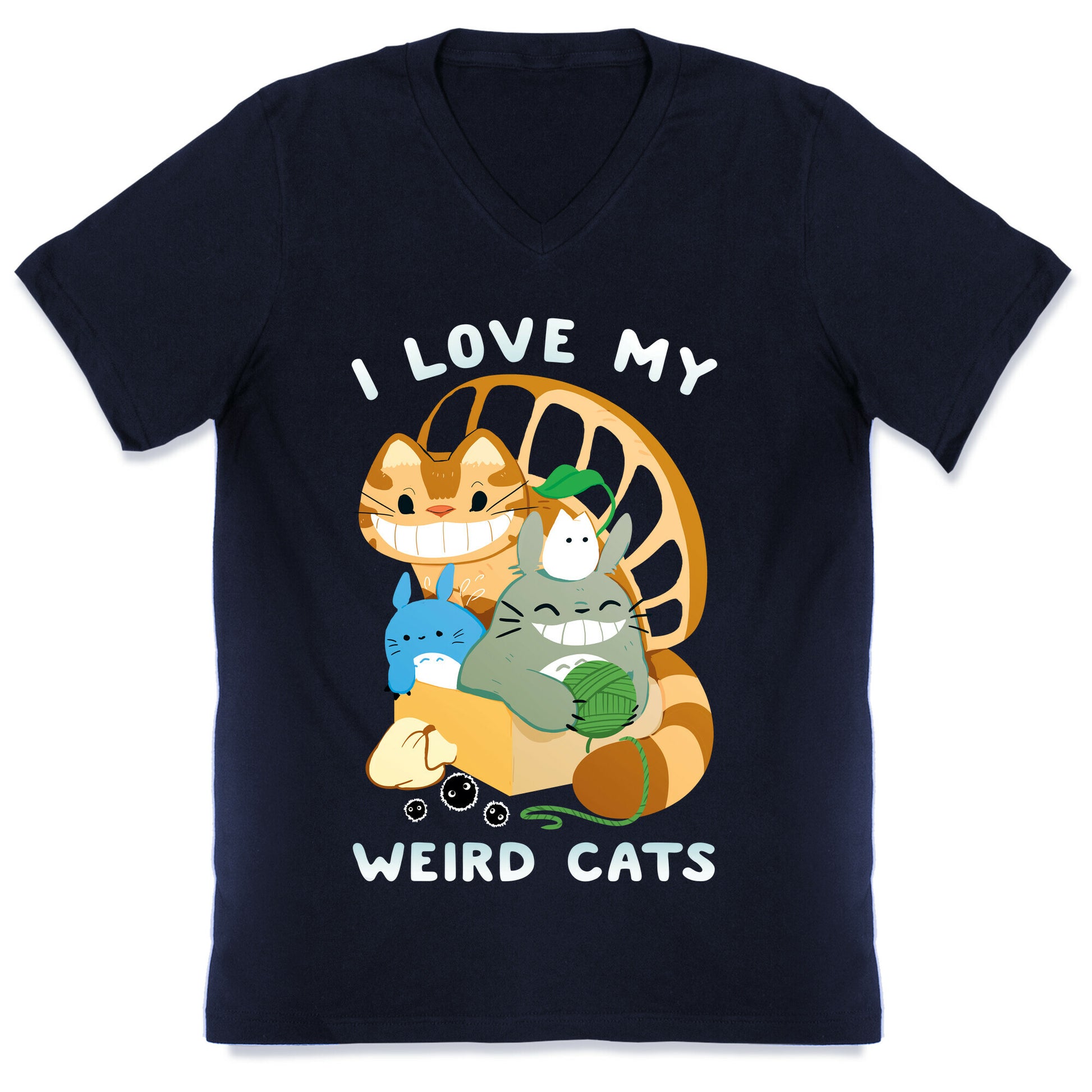 I love my weird cats V-Neck