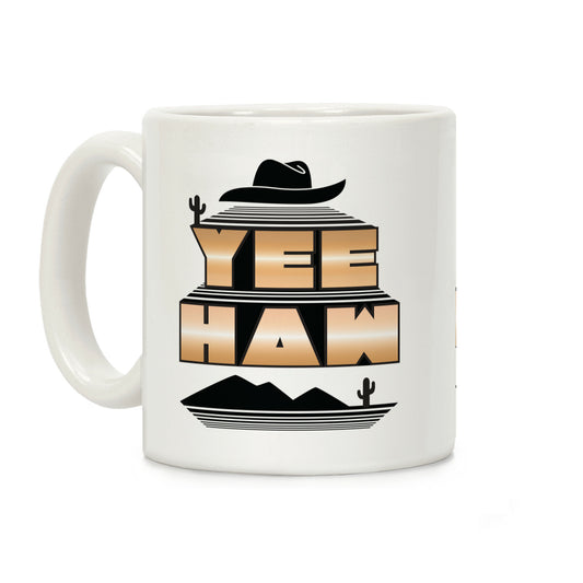 Retro 80s Yee Haw Coffee Mug