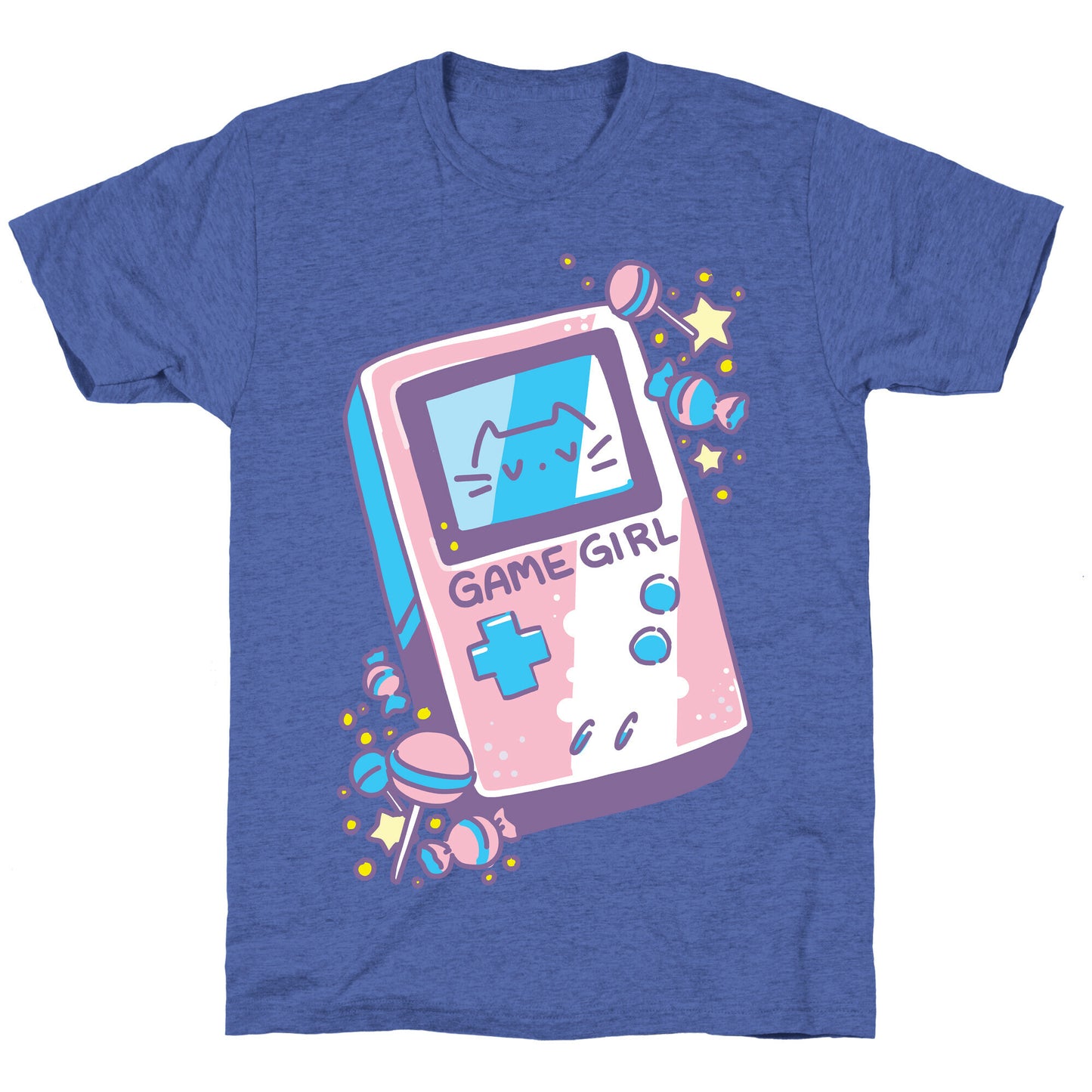 Game Girl - Trans Pride Unisex Triblend Tee
