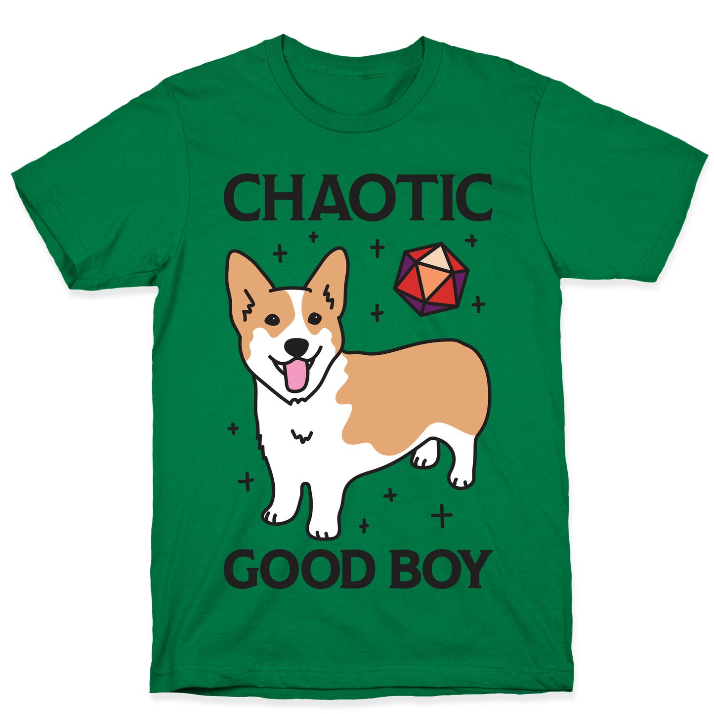 Chaotic Good Boy Corgi T-Shirt