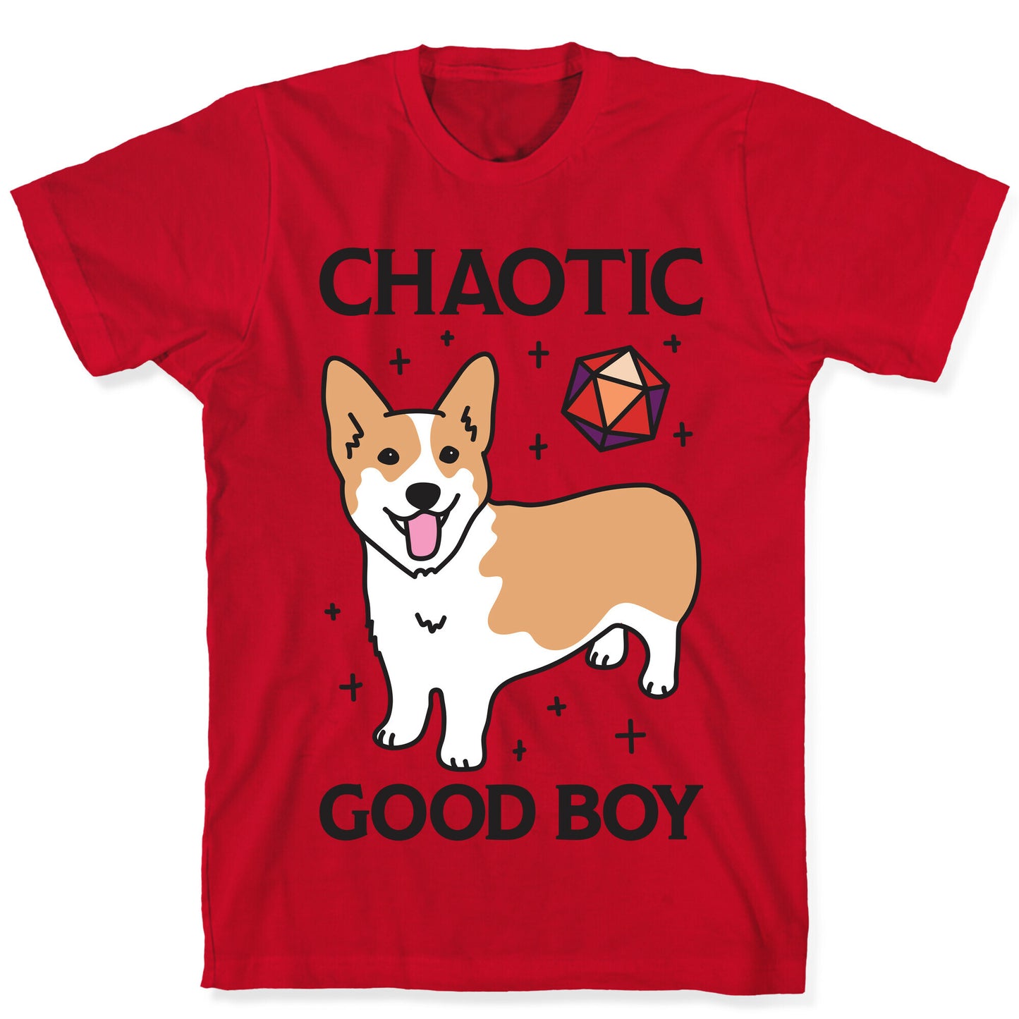 Chaotic Good Boy Corgi T-Shirt