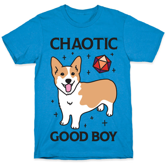 Chaotic Good Boy Corgi T-Shirt