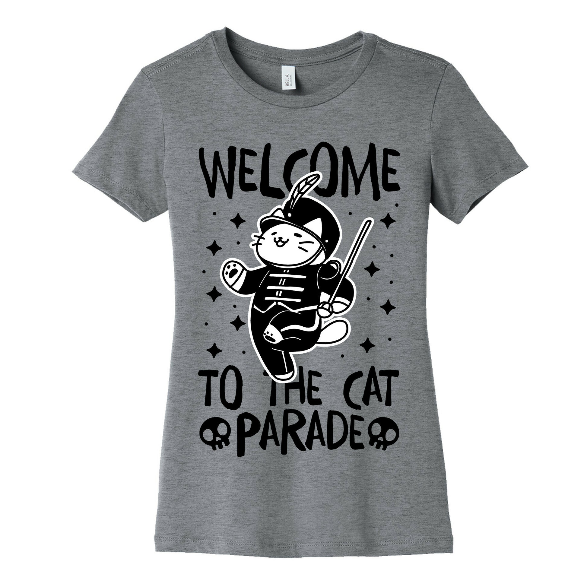Welcome to the Cat Parade  Women's Cotton Tee