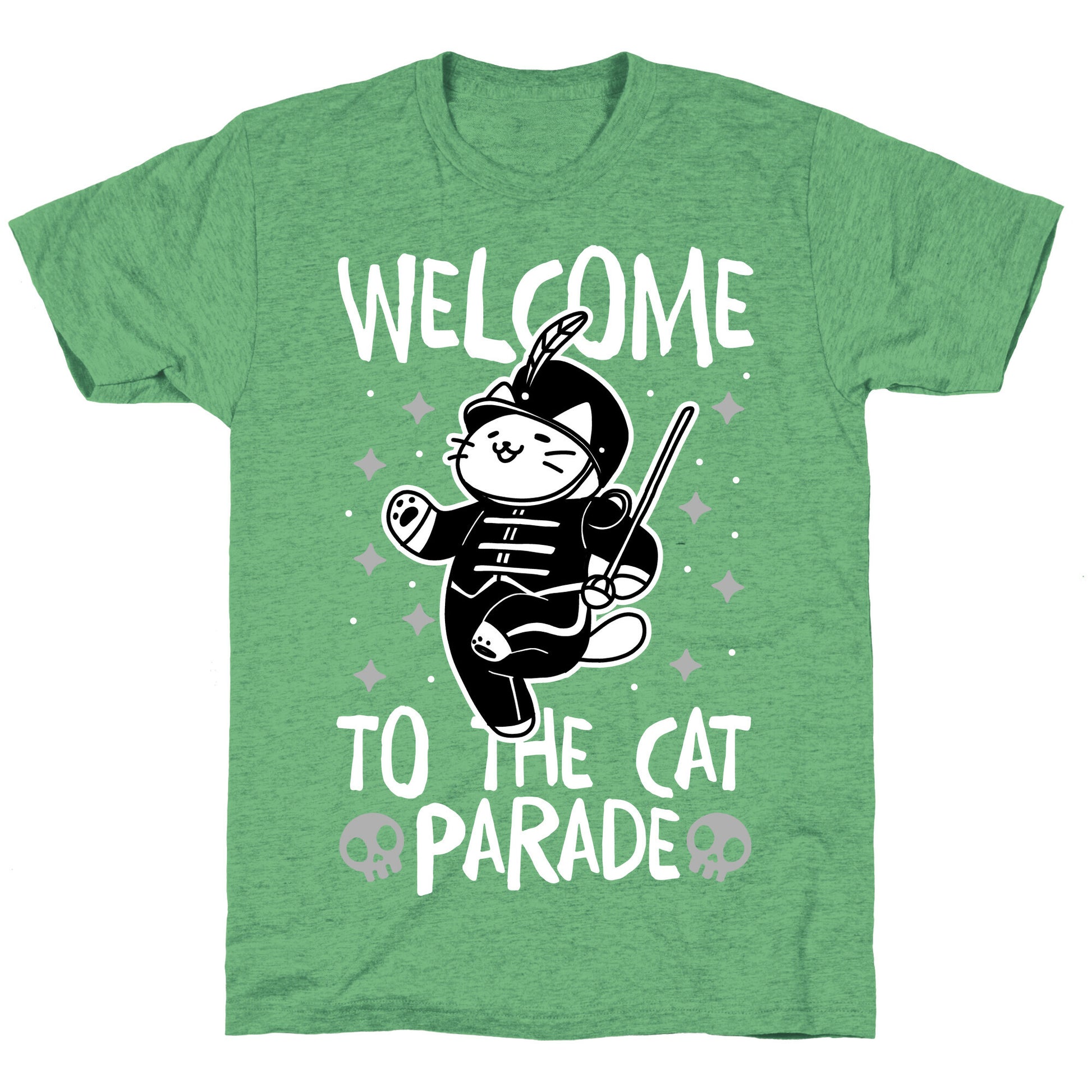 Welcome to the Cat Parade  Unisex Triblend Tee