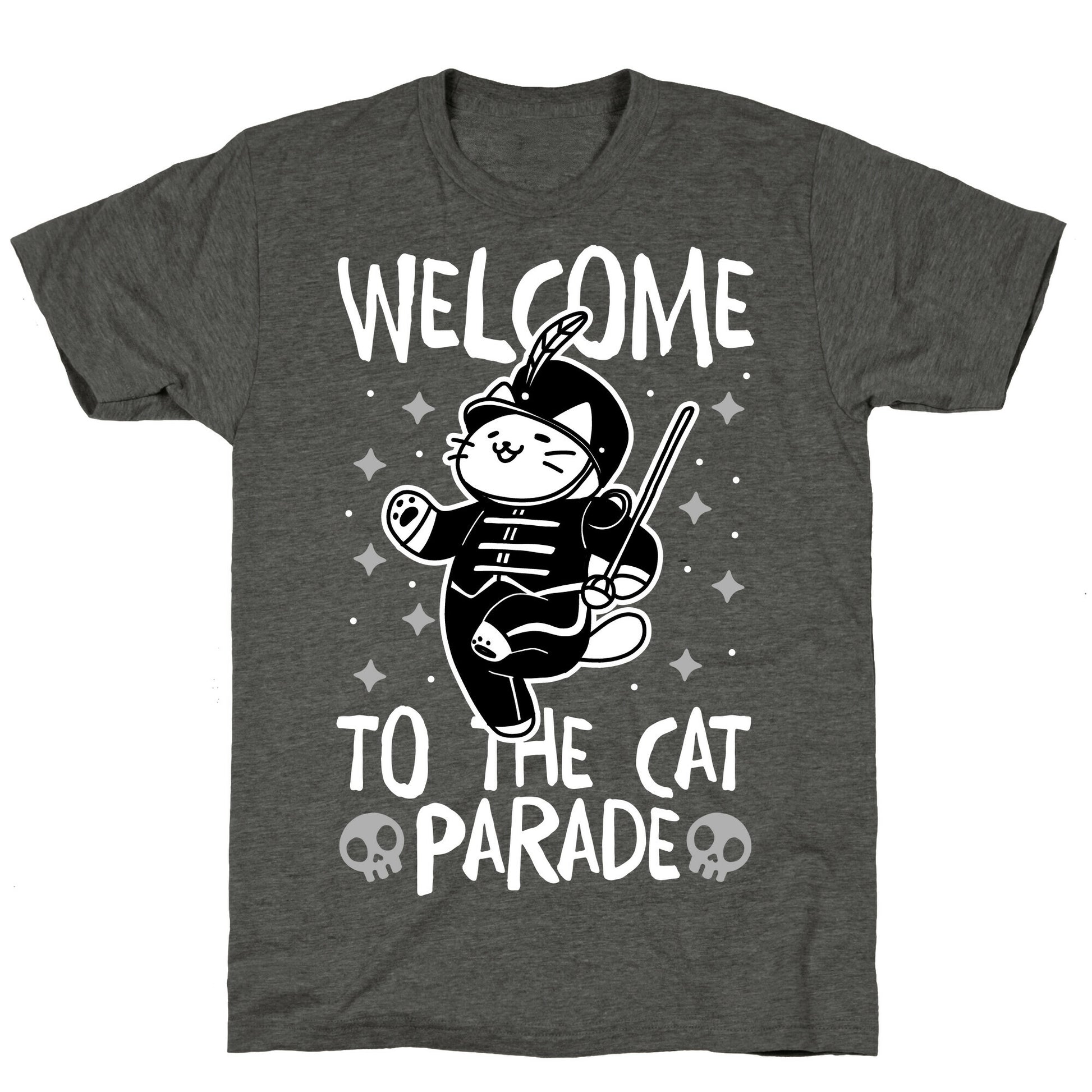 Welcome to the Cat Parade  Unisex Triblend Tee