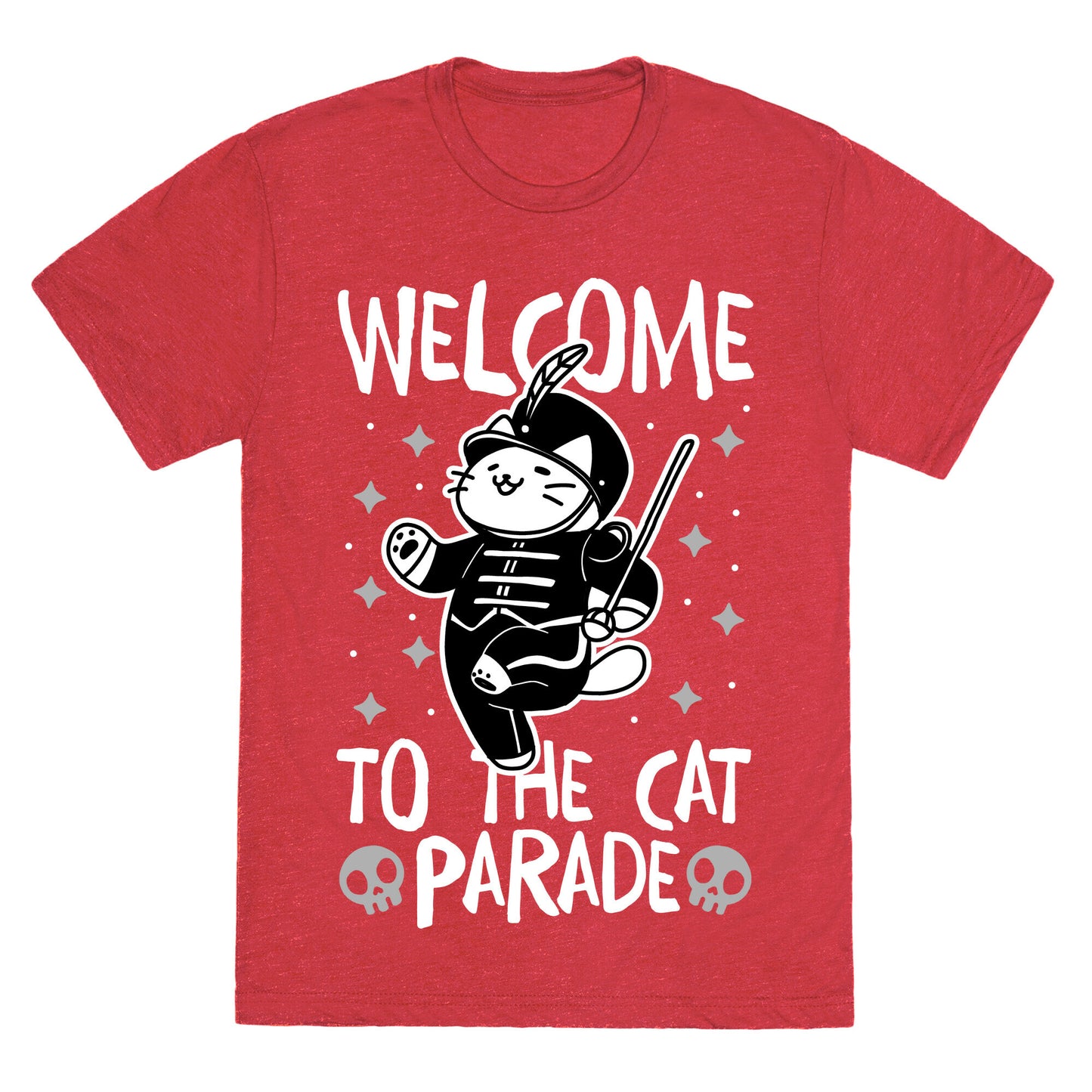 Welcome to the Cat Parade Unisex Triblend Tee