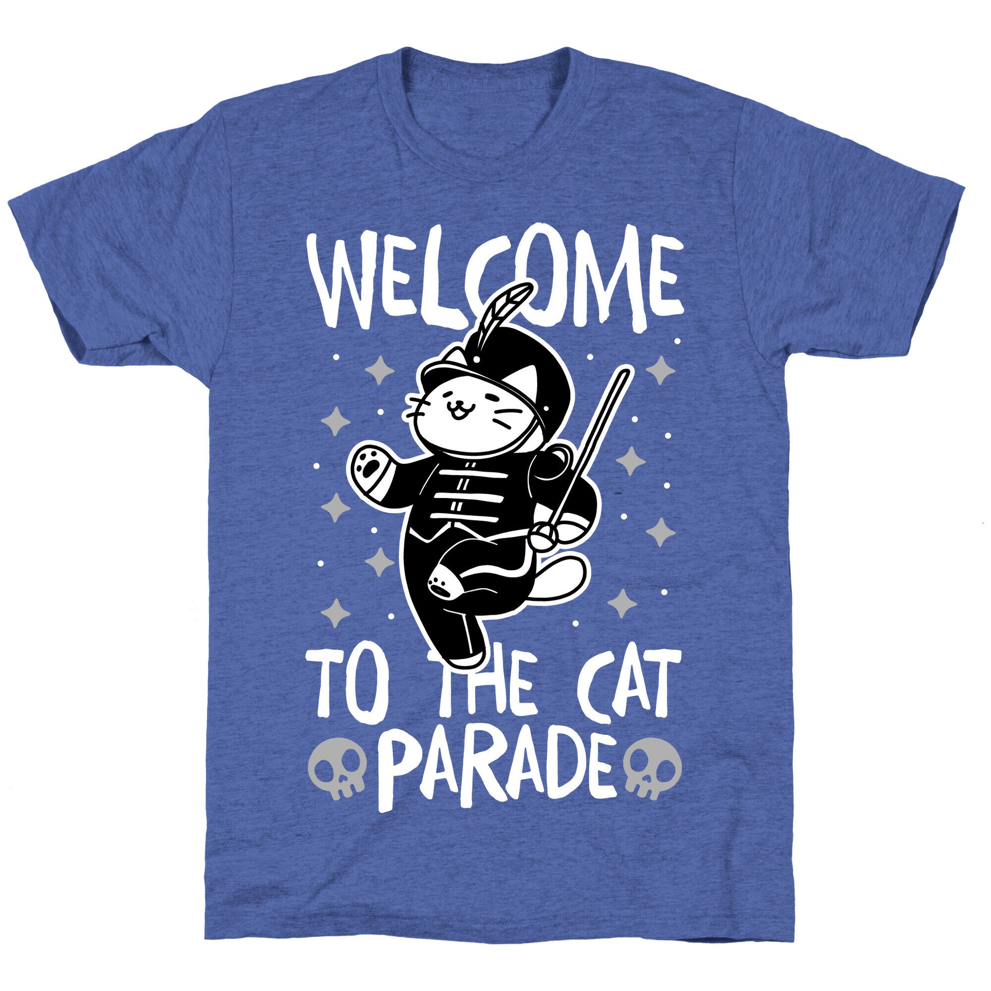 Welcome to the Cat Parade  Unisex Triblend Tee