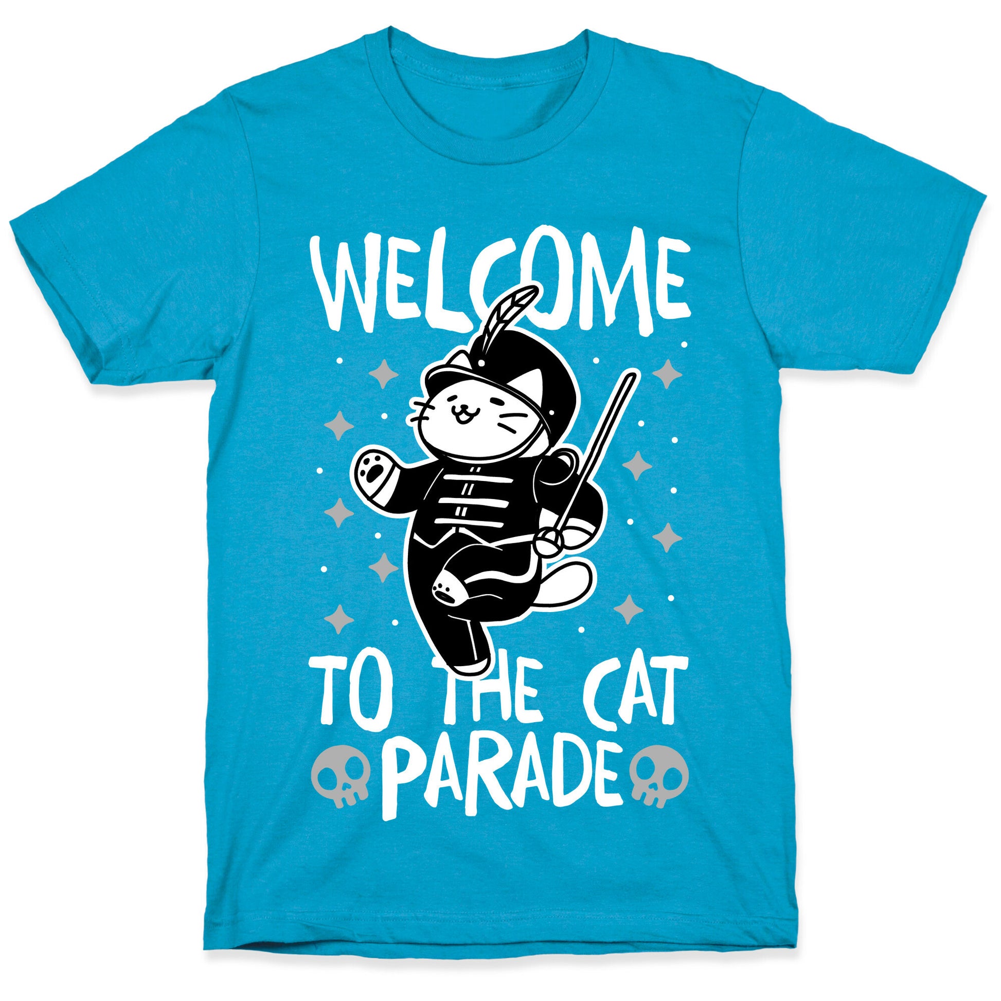 Welcome to the Cat Parade  Unisex Triblend Tee