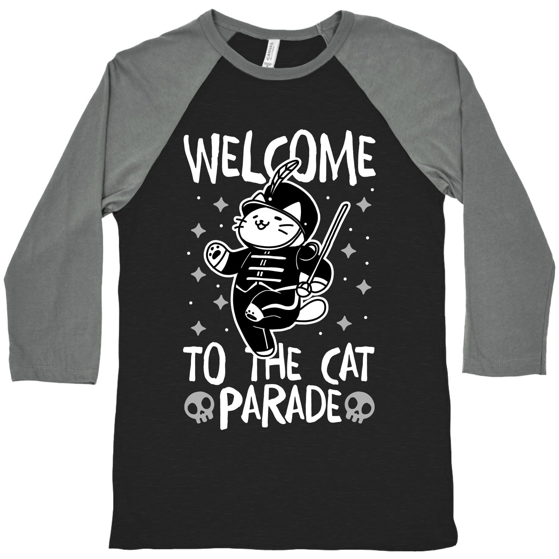 Welcome to the Cat Parade  Baseball Tee
