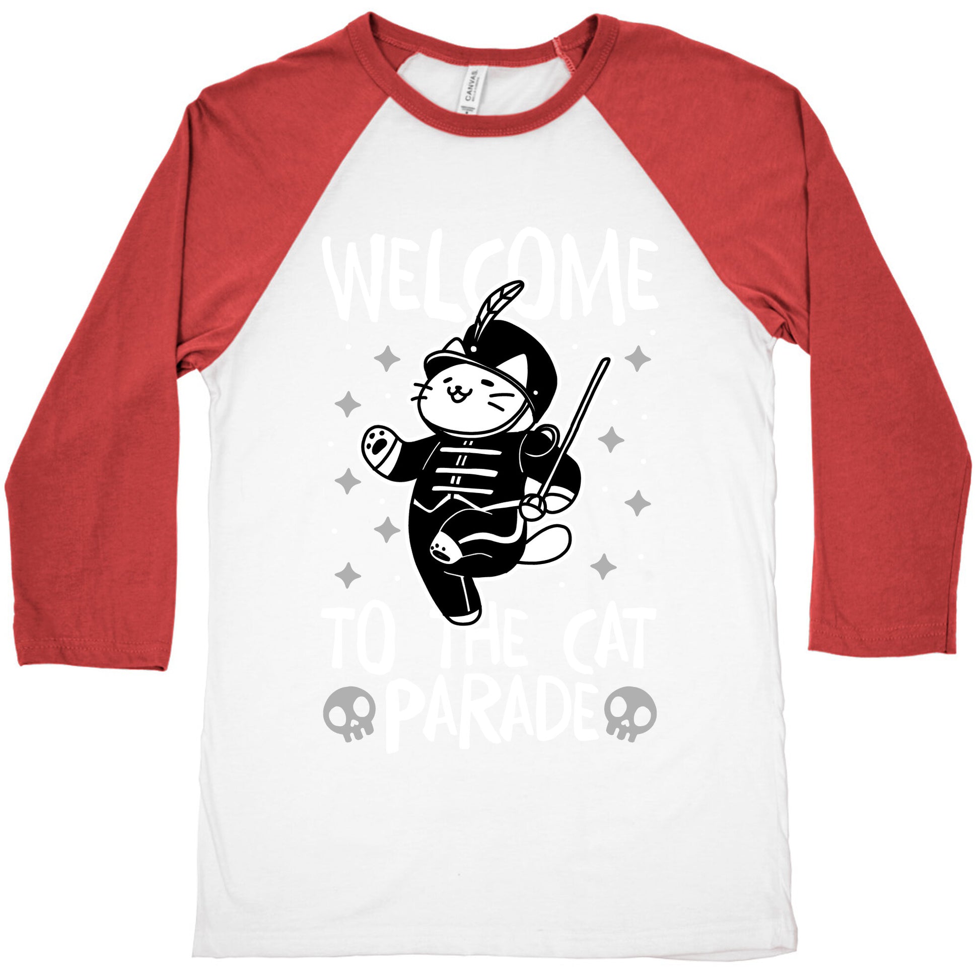 Welcome to the Cat Parade  Baseball Tee