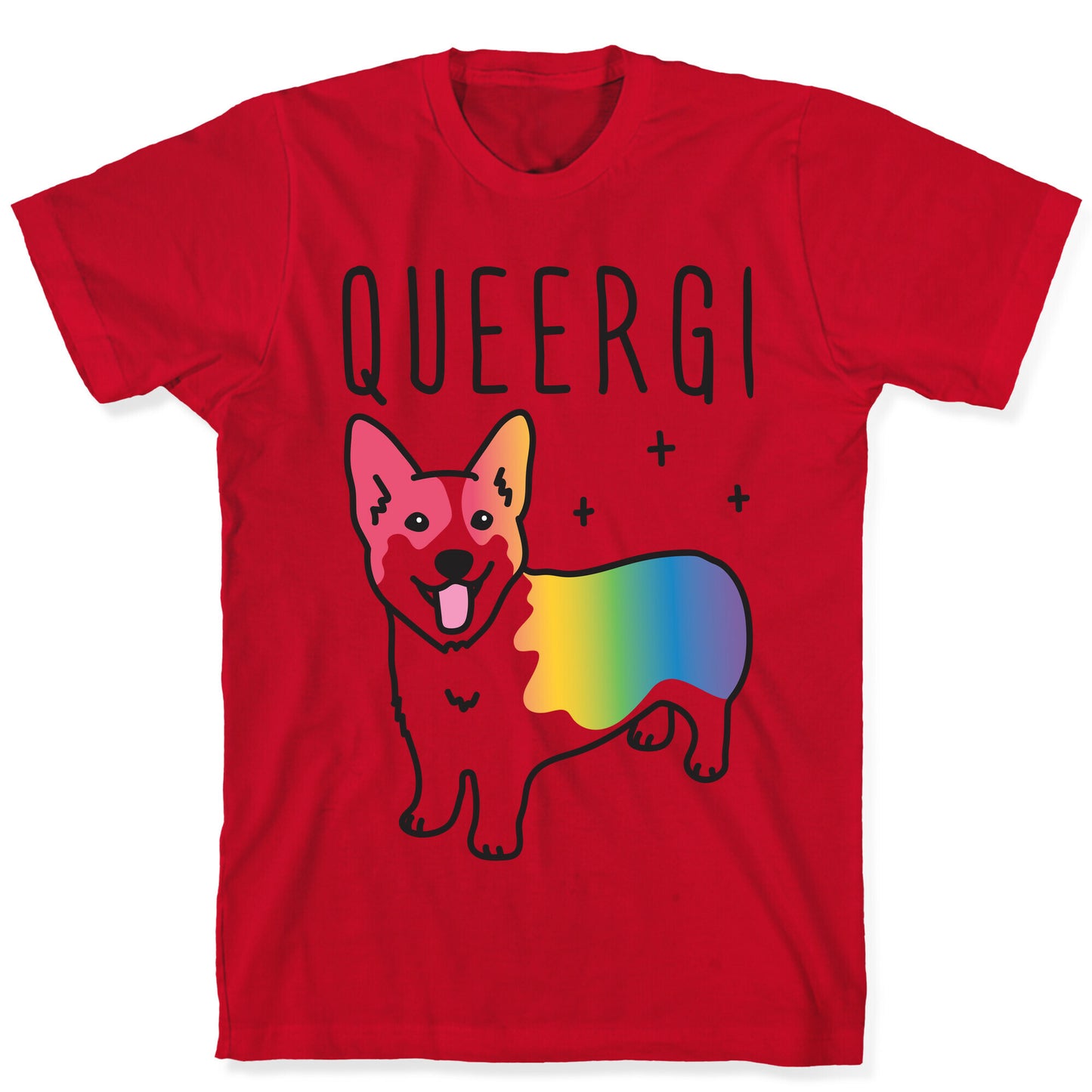 Queergi LGBTQ Corgi T-Shirt