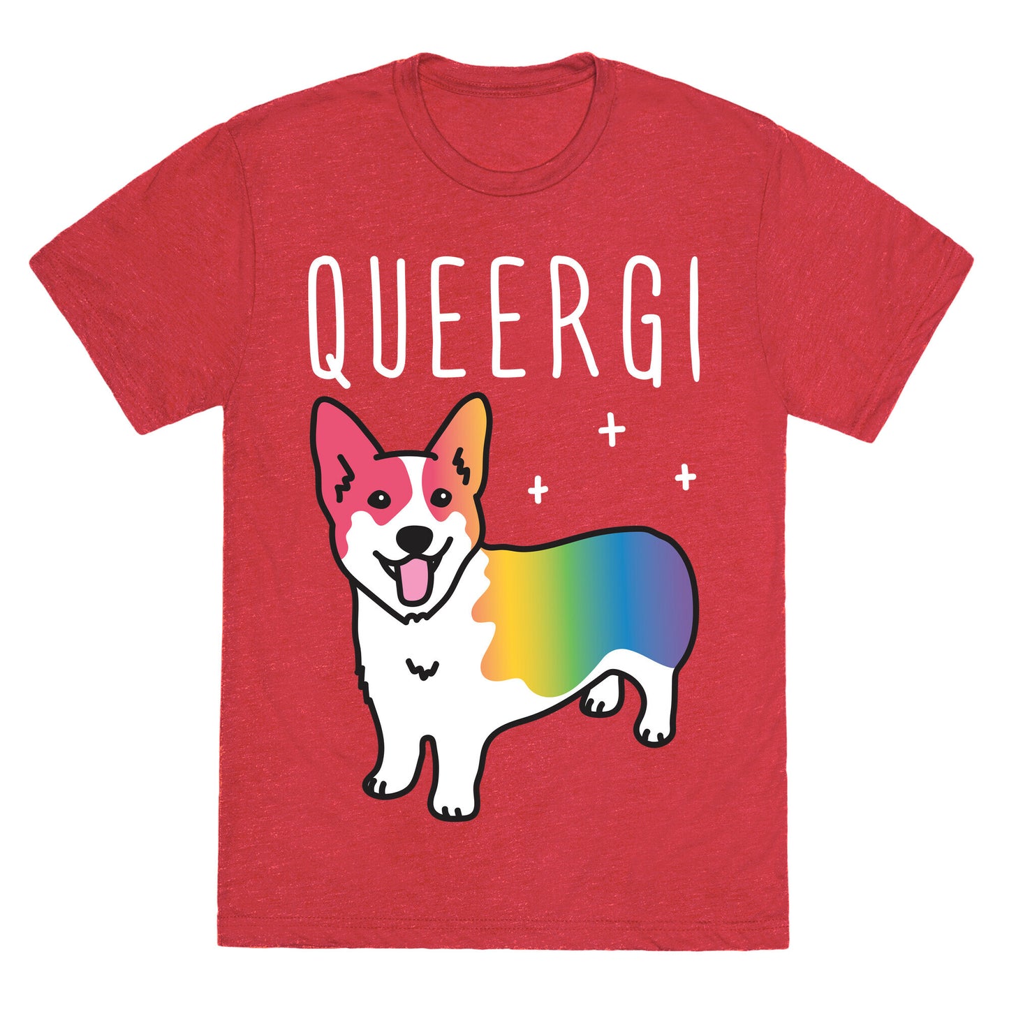 Queergi LGBTQ Corgi Unisex Triblend Tee