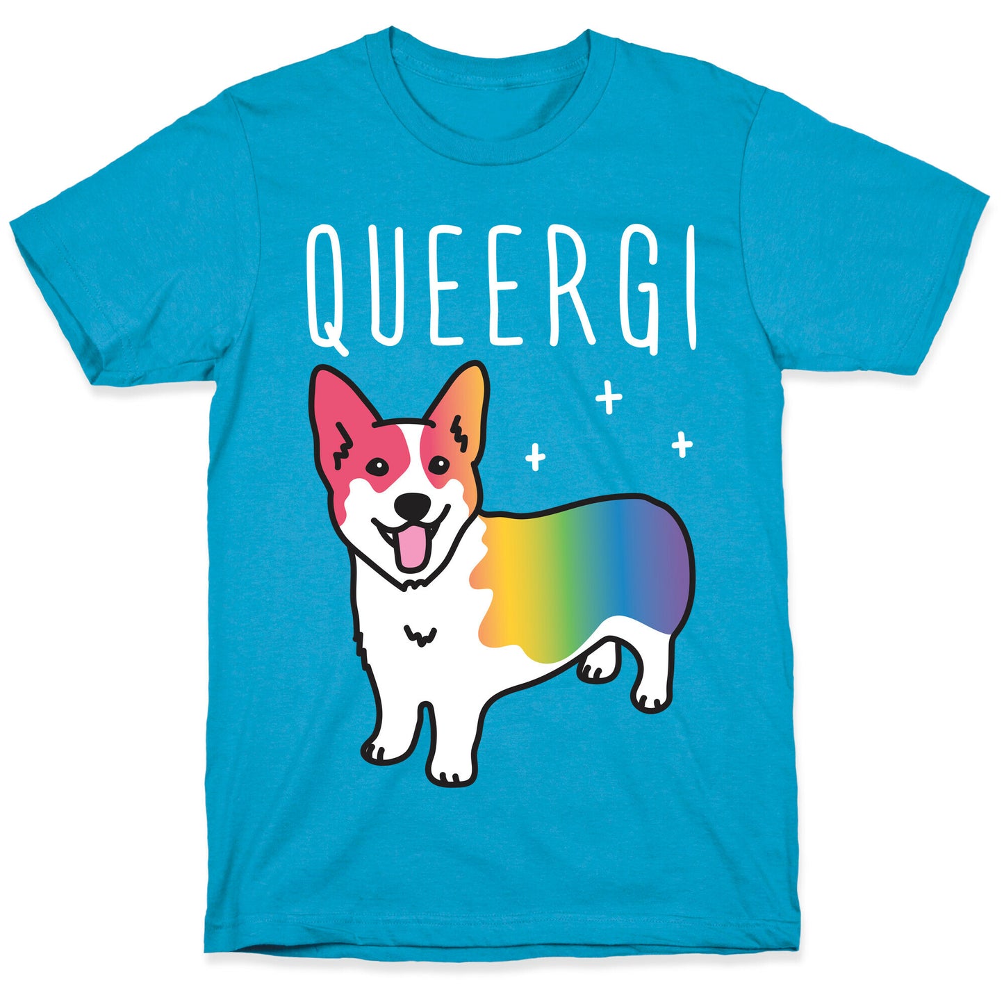 Queergi LGBTQ Corgi Unisex Triblend Tee