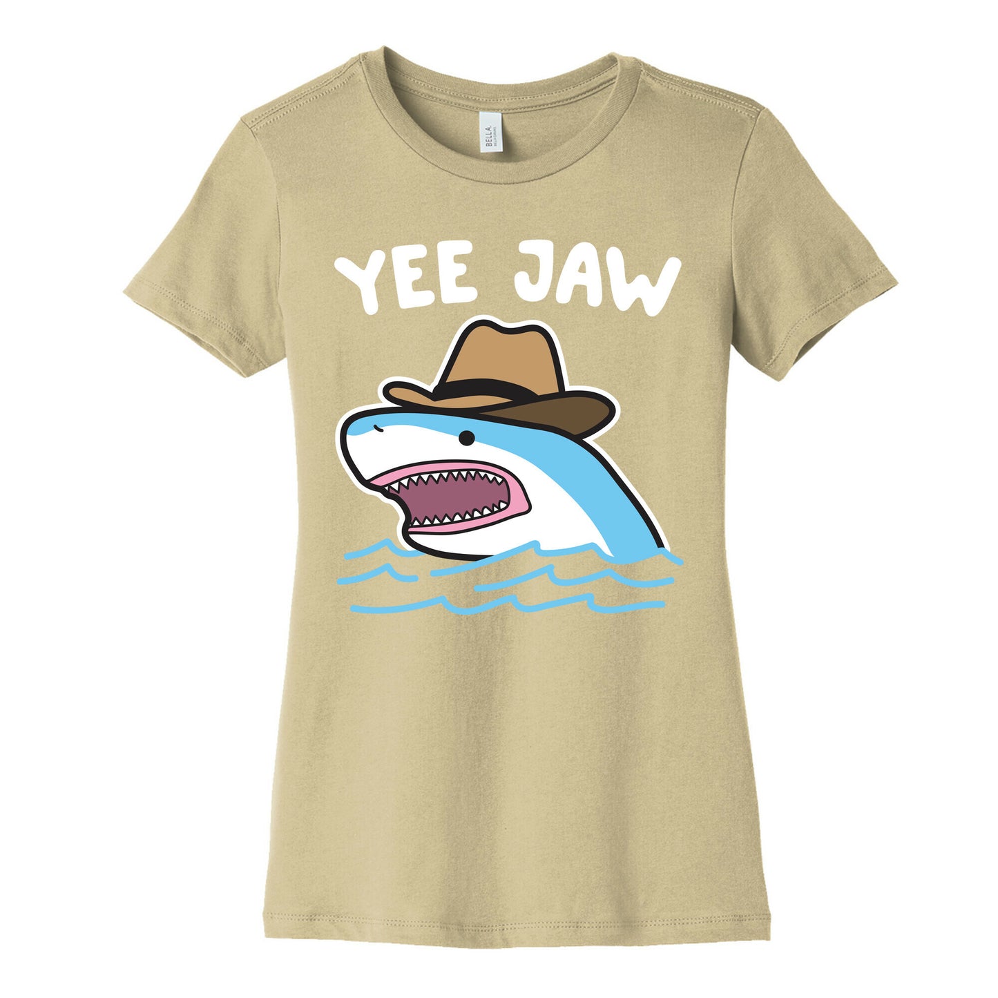Yee Jaw Cowboy Shark Women's Cotton Tee