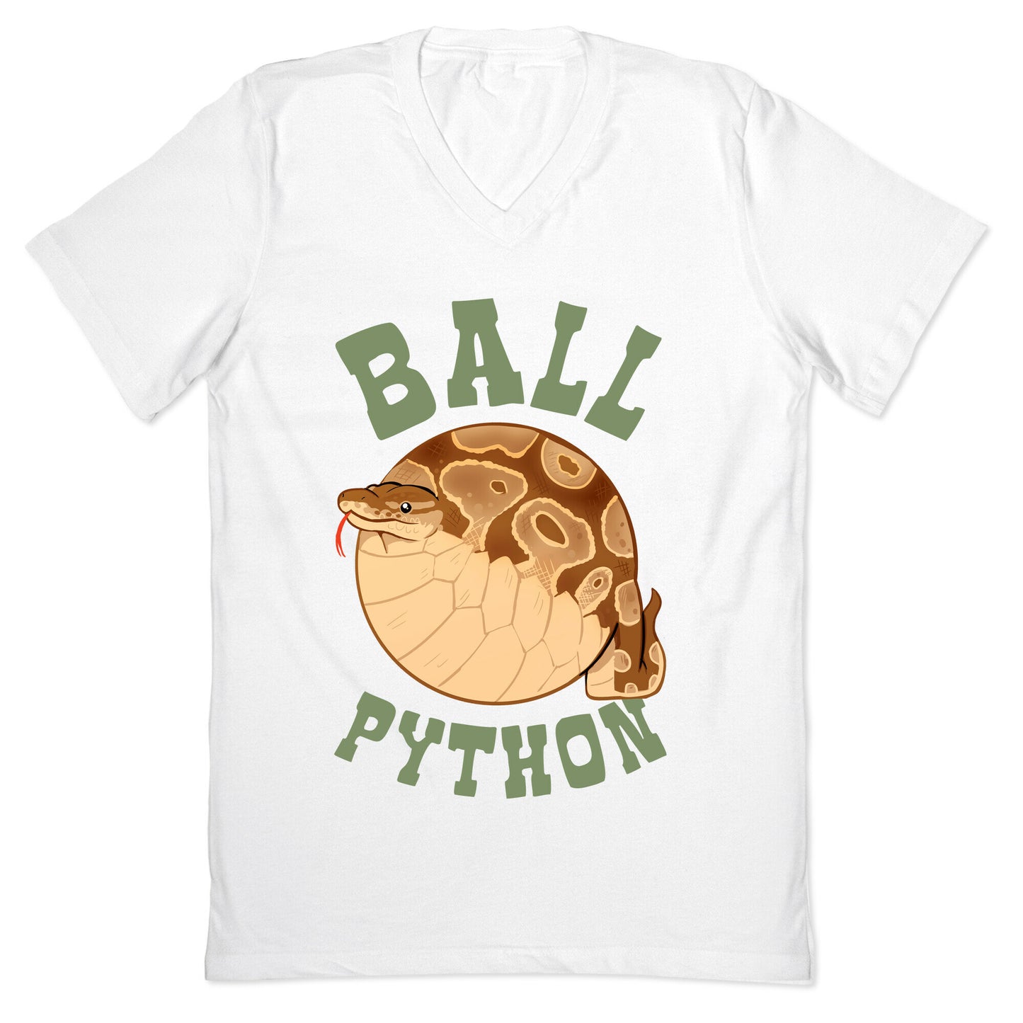 Ball Python V-Neck