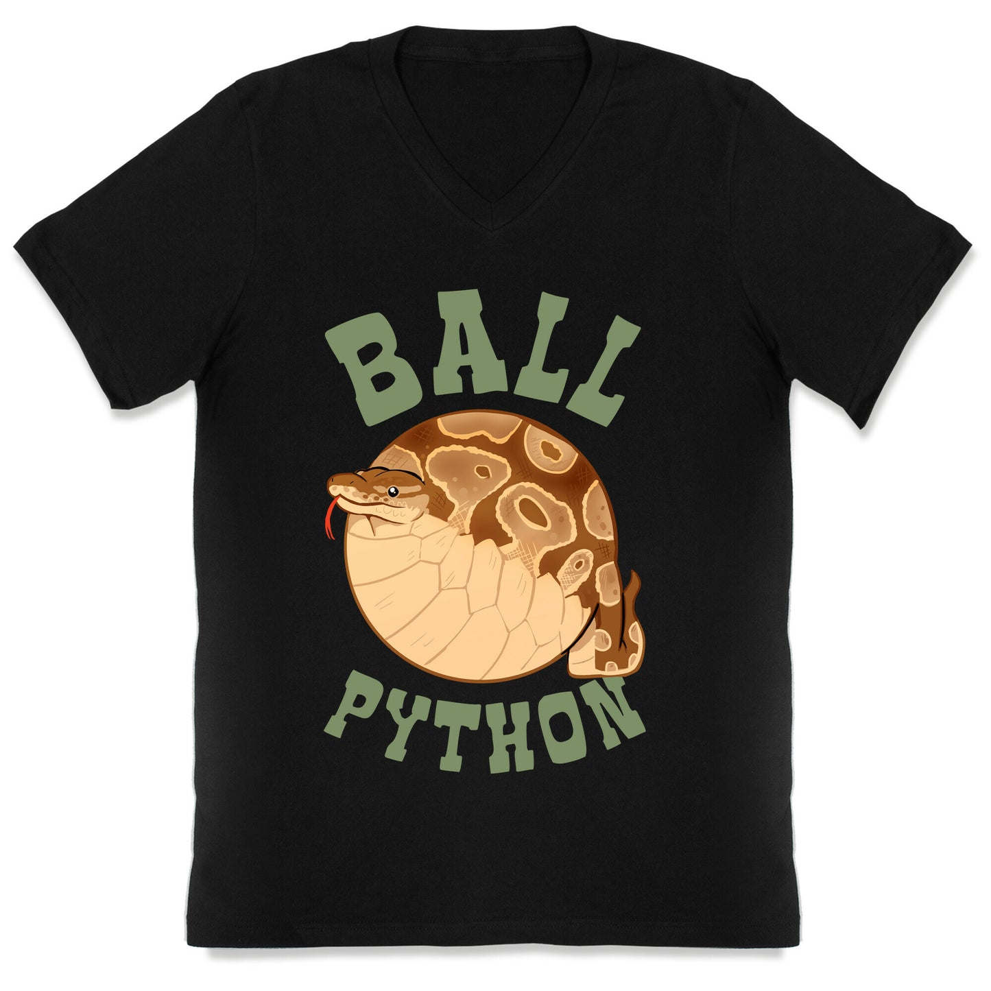 Ball Python V-Neck