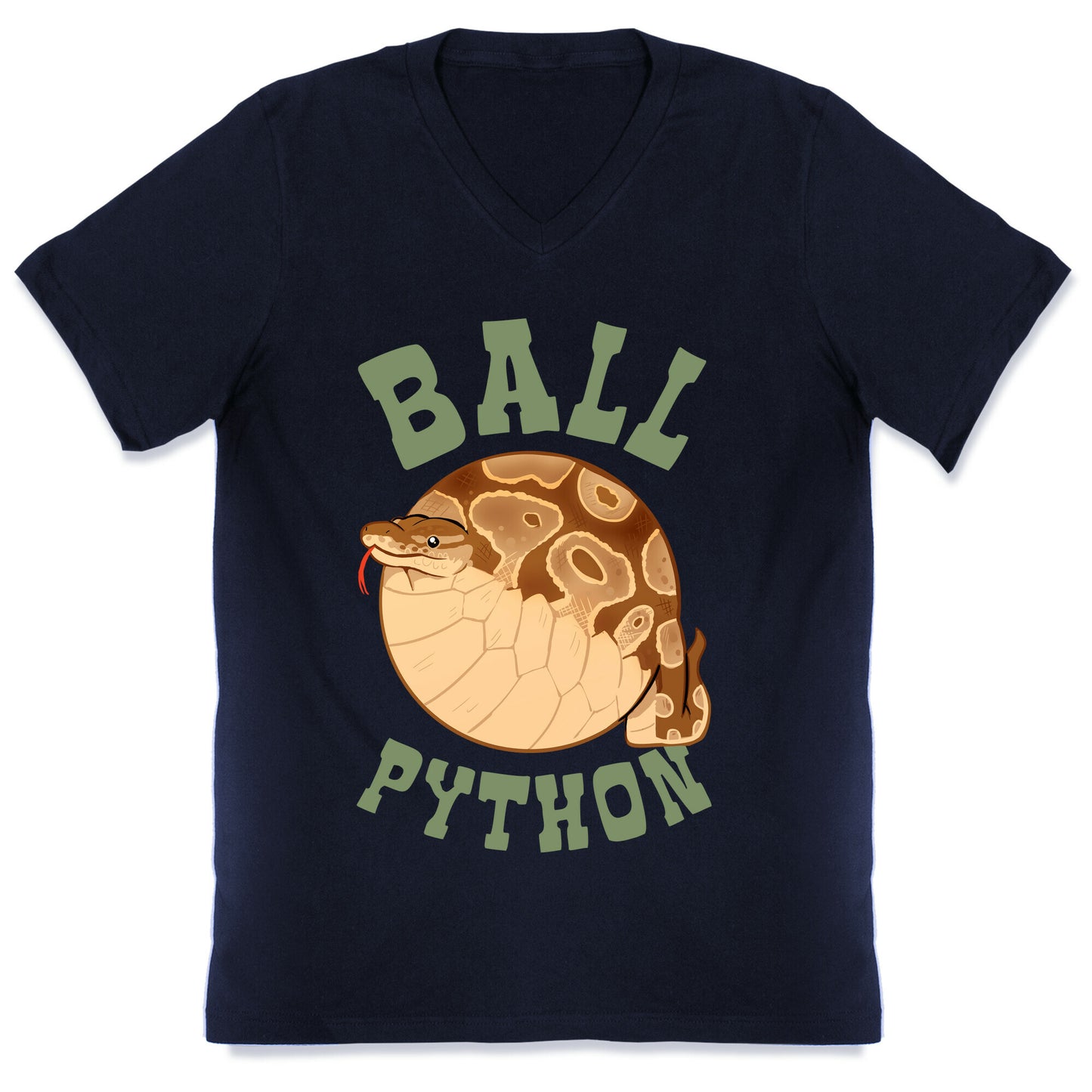 Ball Python V-Neck