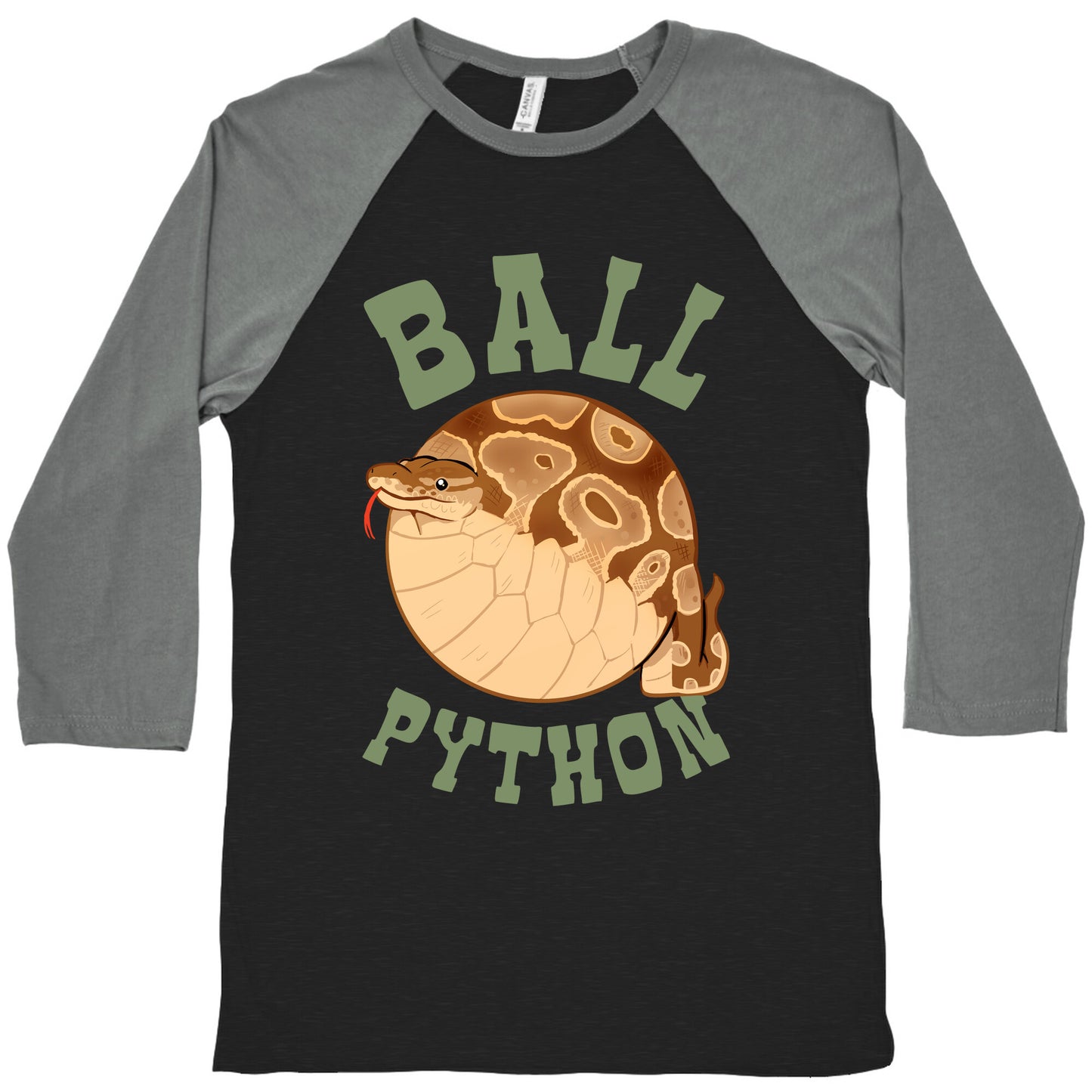 Ball Python Baseball Tee
