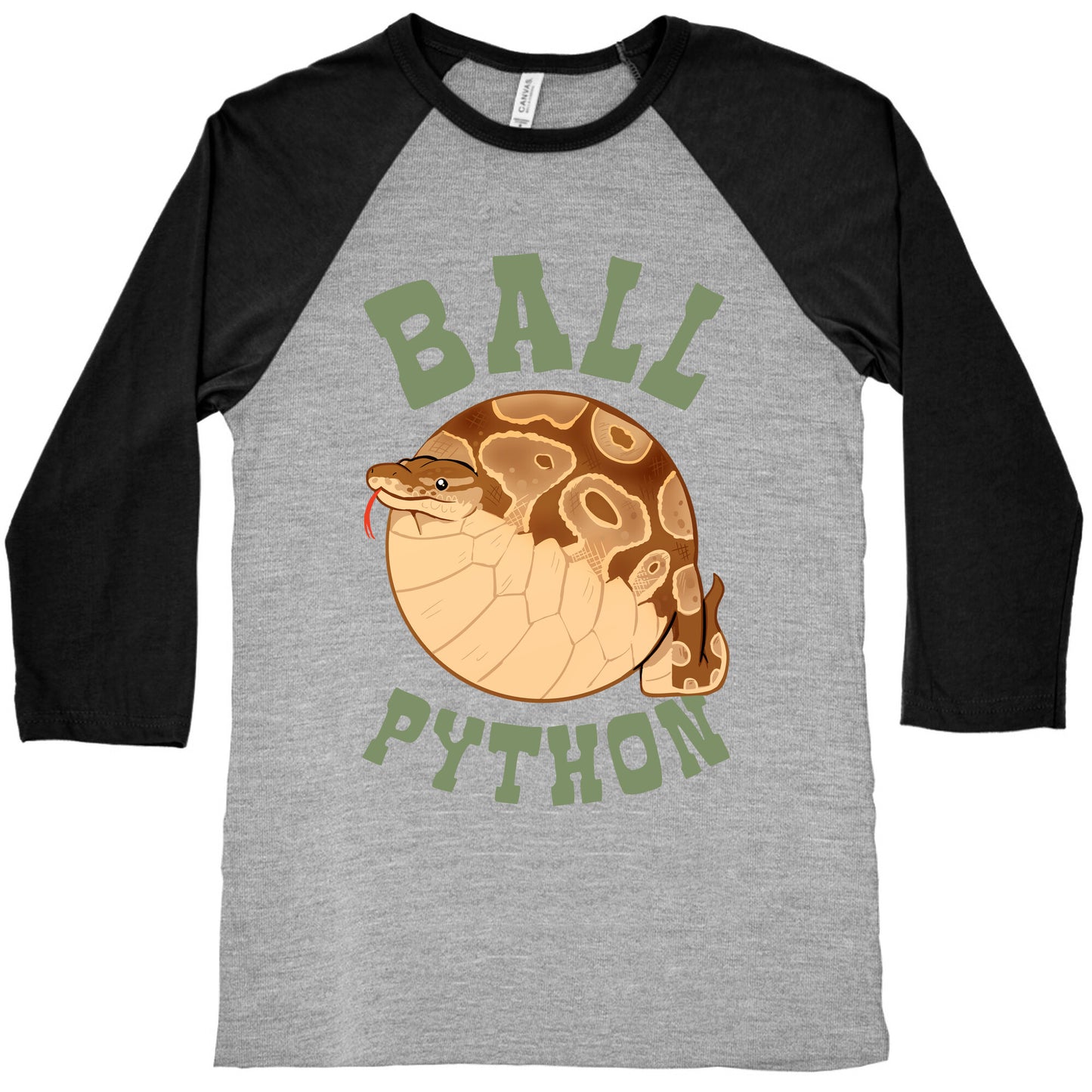 Ball Python Baseball Tee