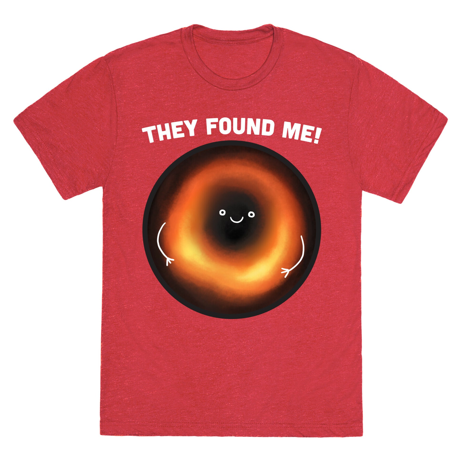 They Found Me Black Hole Unisex Triblend Tee