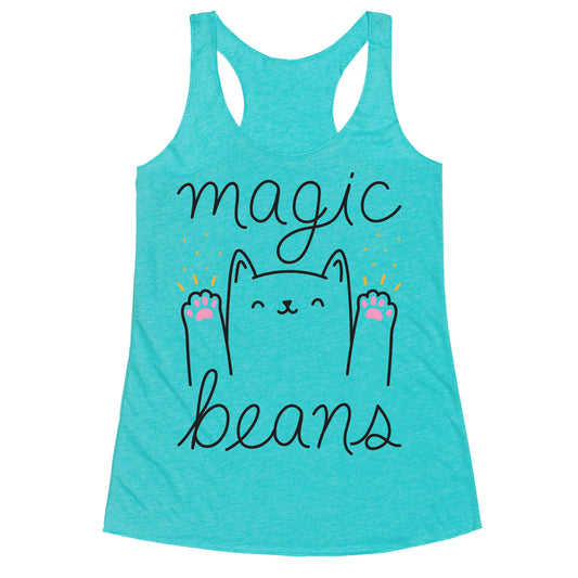 Magic Beans Cat Racerback Tank