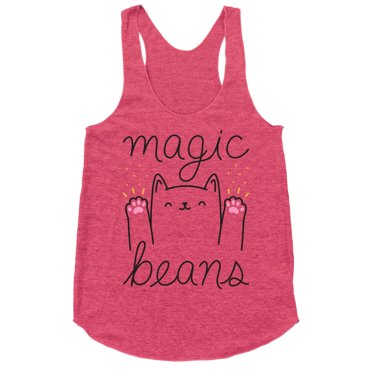 Magic Beans Cat Racerback Tank