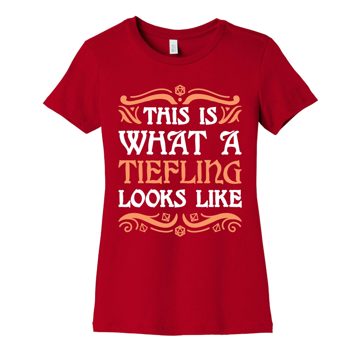 This Is What A Tiefling Looks Like Women's Cotton Tee