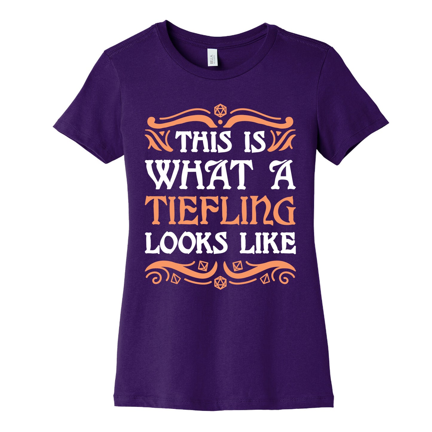This Is What A Tiefling Looks Like Women's Cotton Tee