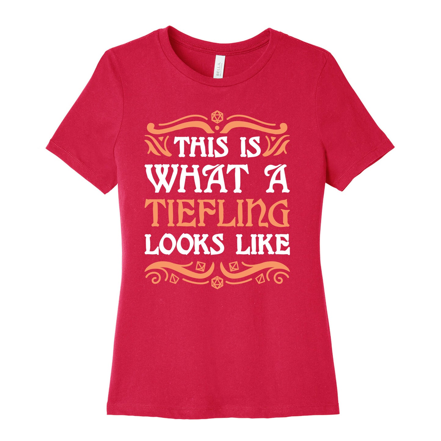 This Is What A Tiefling Looks Like Women's Cotton Tee