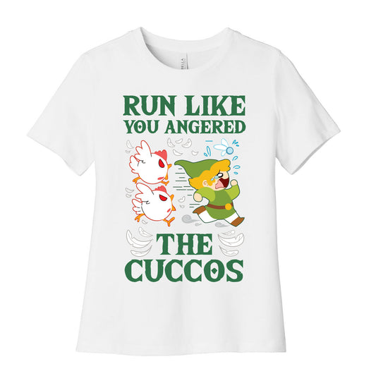 Run Like You Angered The Cuccos Women's Cotton Tee