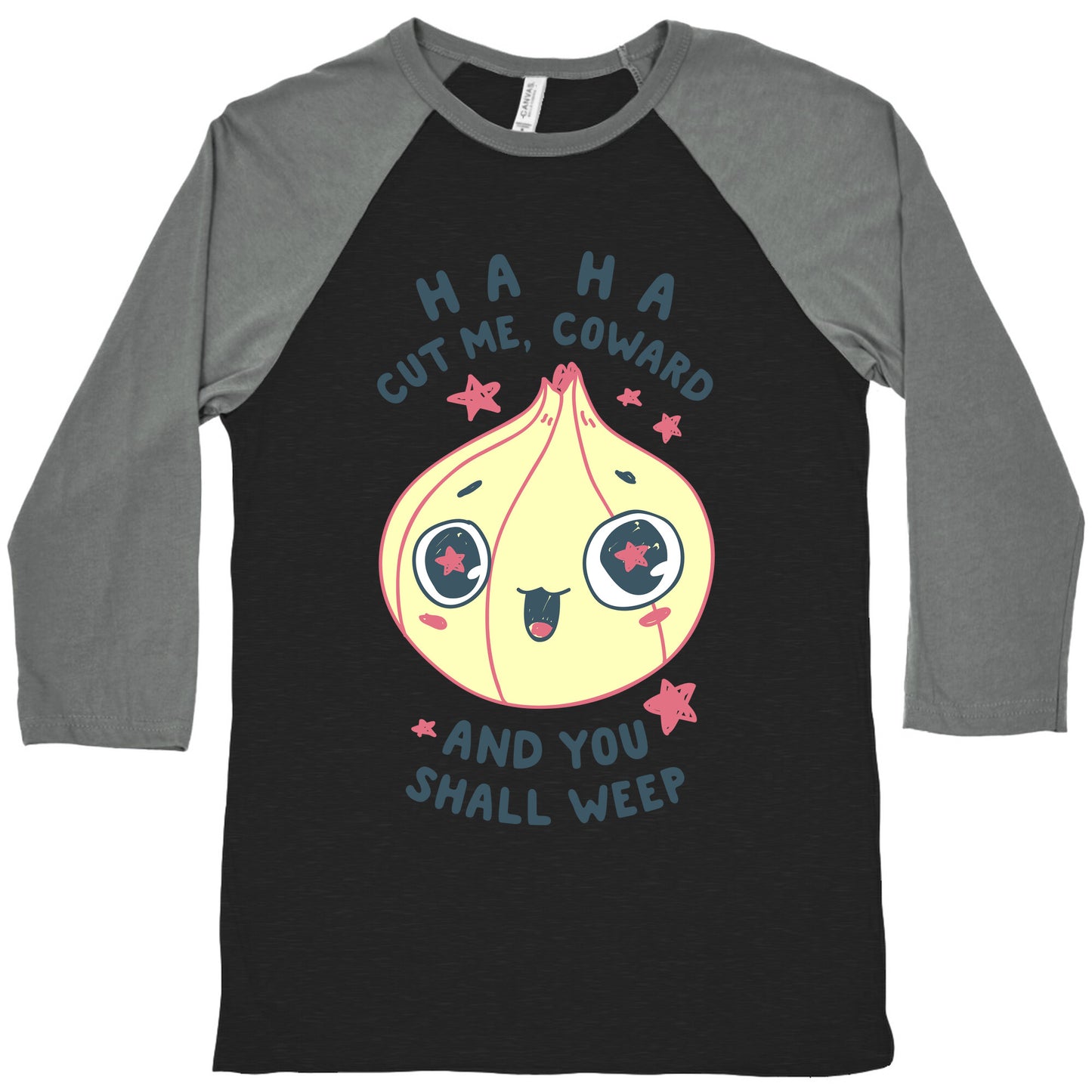 Cut Me Coward (Onion) Baseball Tee