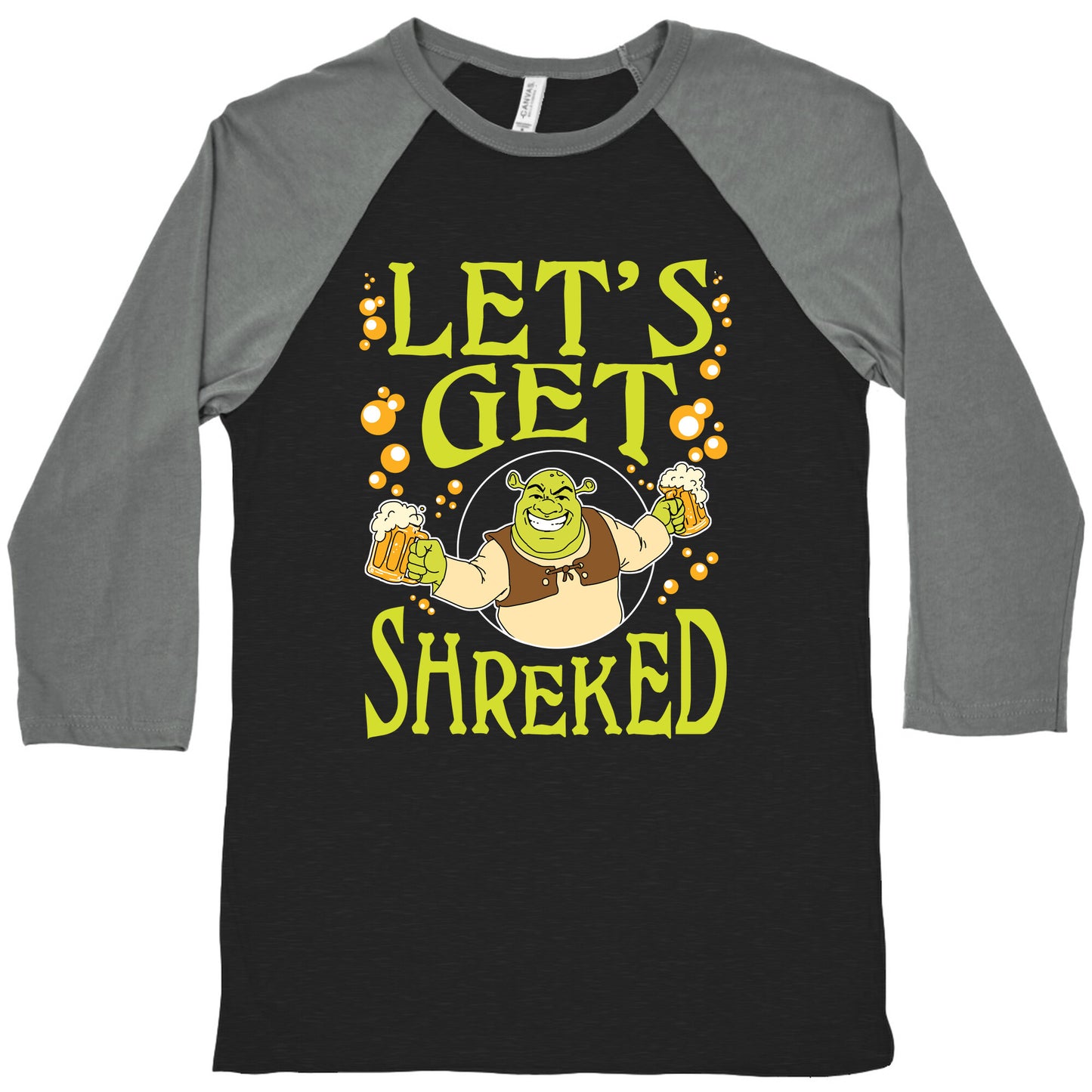 Let's Get Shreked Baseball Tee