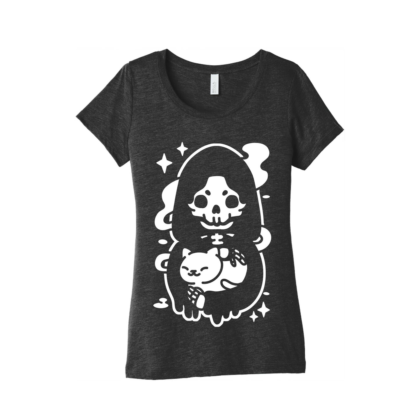 Death and Kitty Women's Triblend Tee