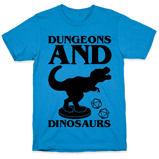Dungeons and Dinosaurs Parody T-Shirt