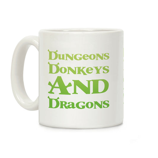 Dungeons, Donkeys and Dragons Coffee Mug