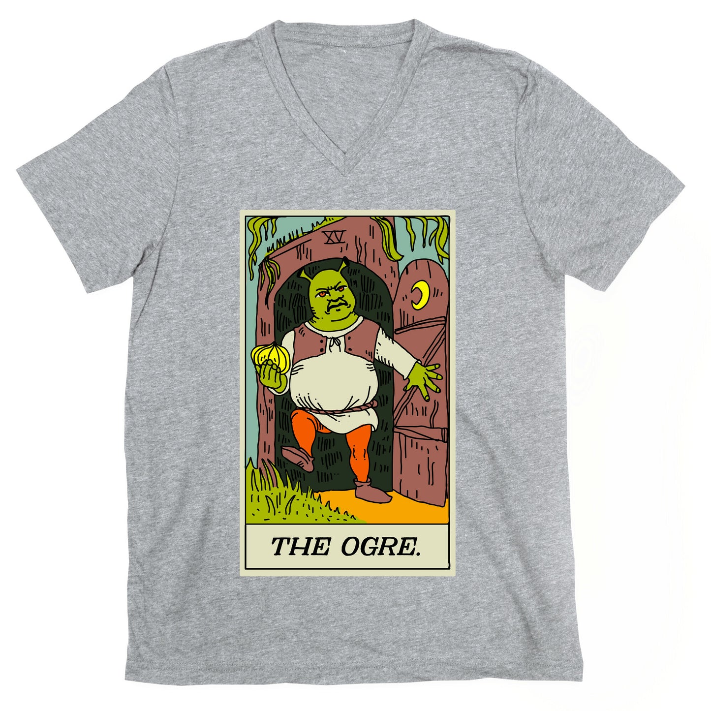 The Ogre Tarot Card V-Neck