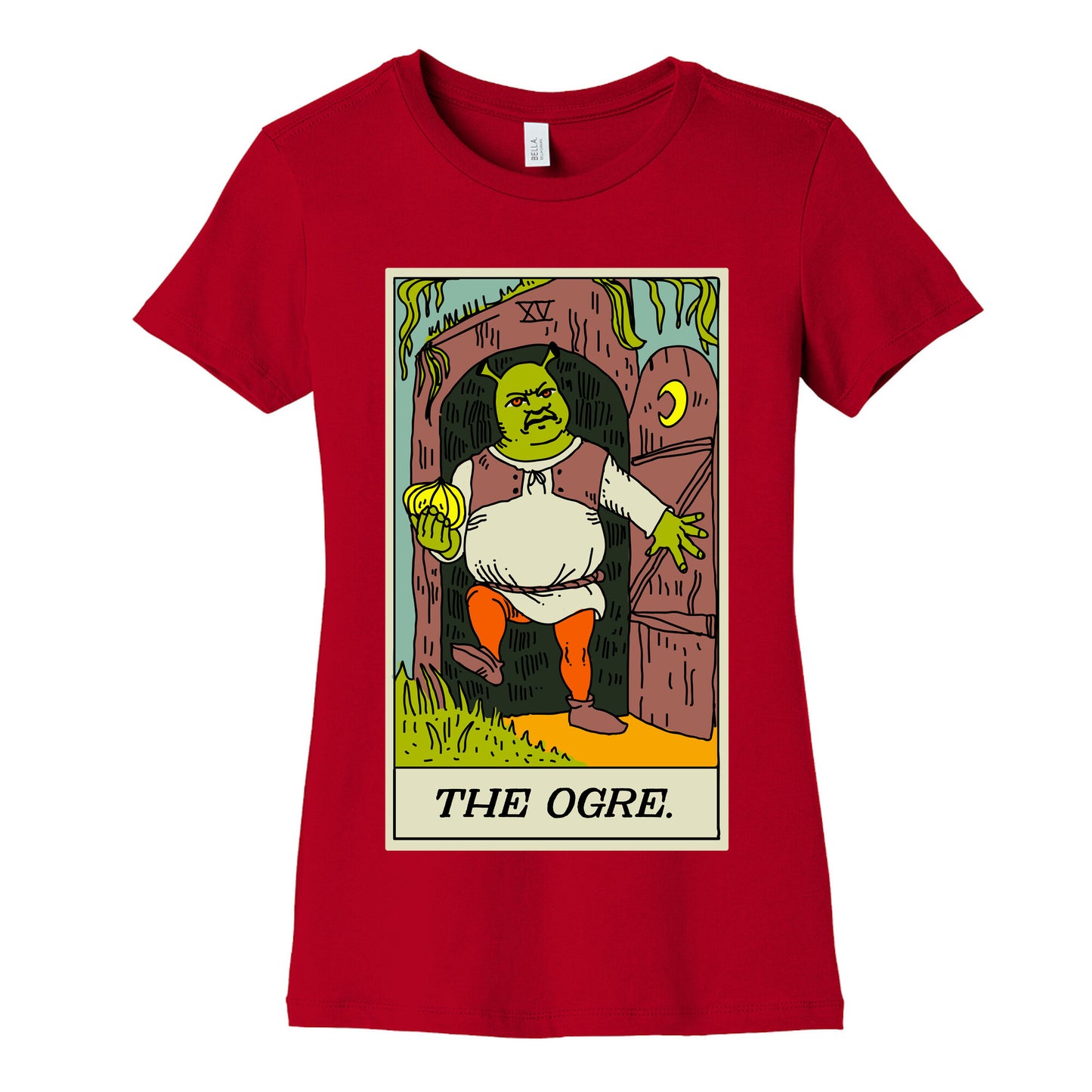 The Ogre Tarot Card Women's Cotton Tee