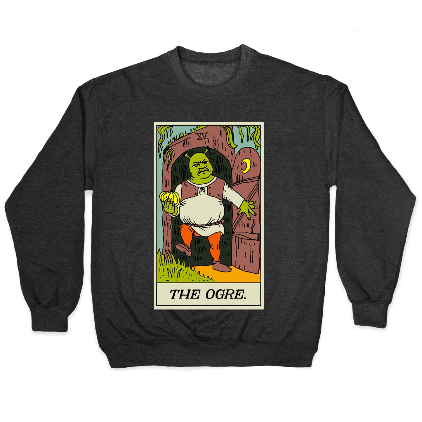 The Ogre Tarot Card Crewneck Sweatshirt