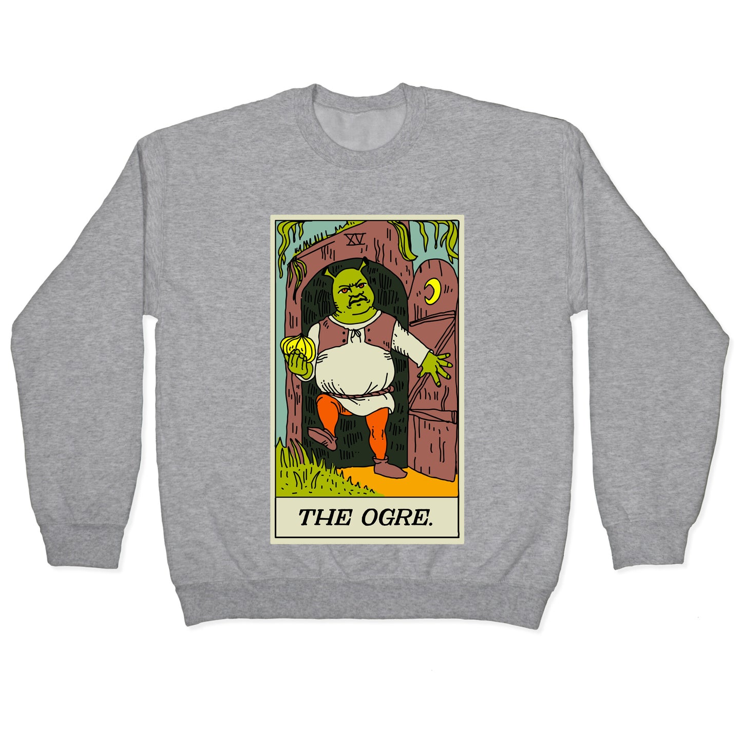The Ogre Tarot Card Crewneck Sweatshirt