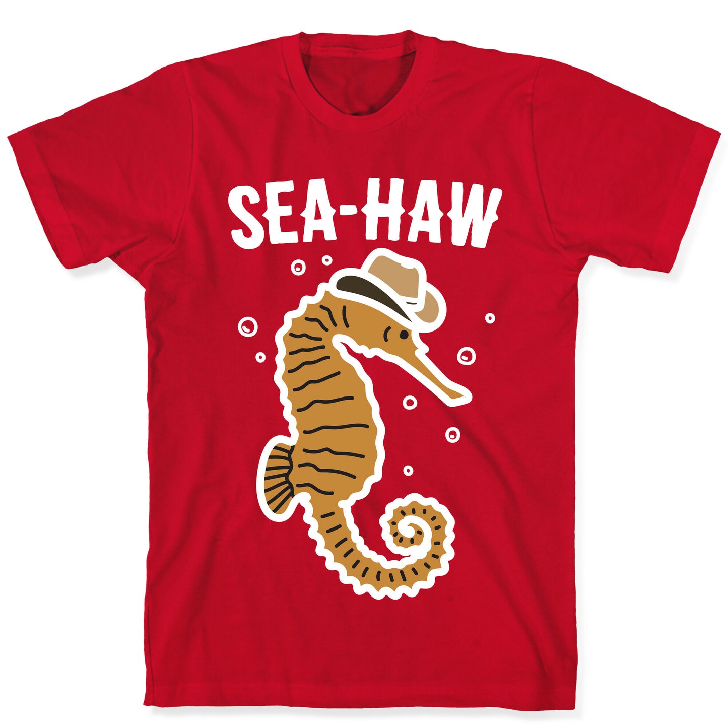 Sea Haw Seahorse Cowboy T-Shirt