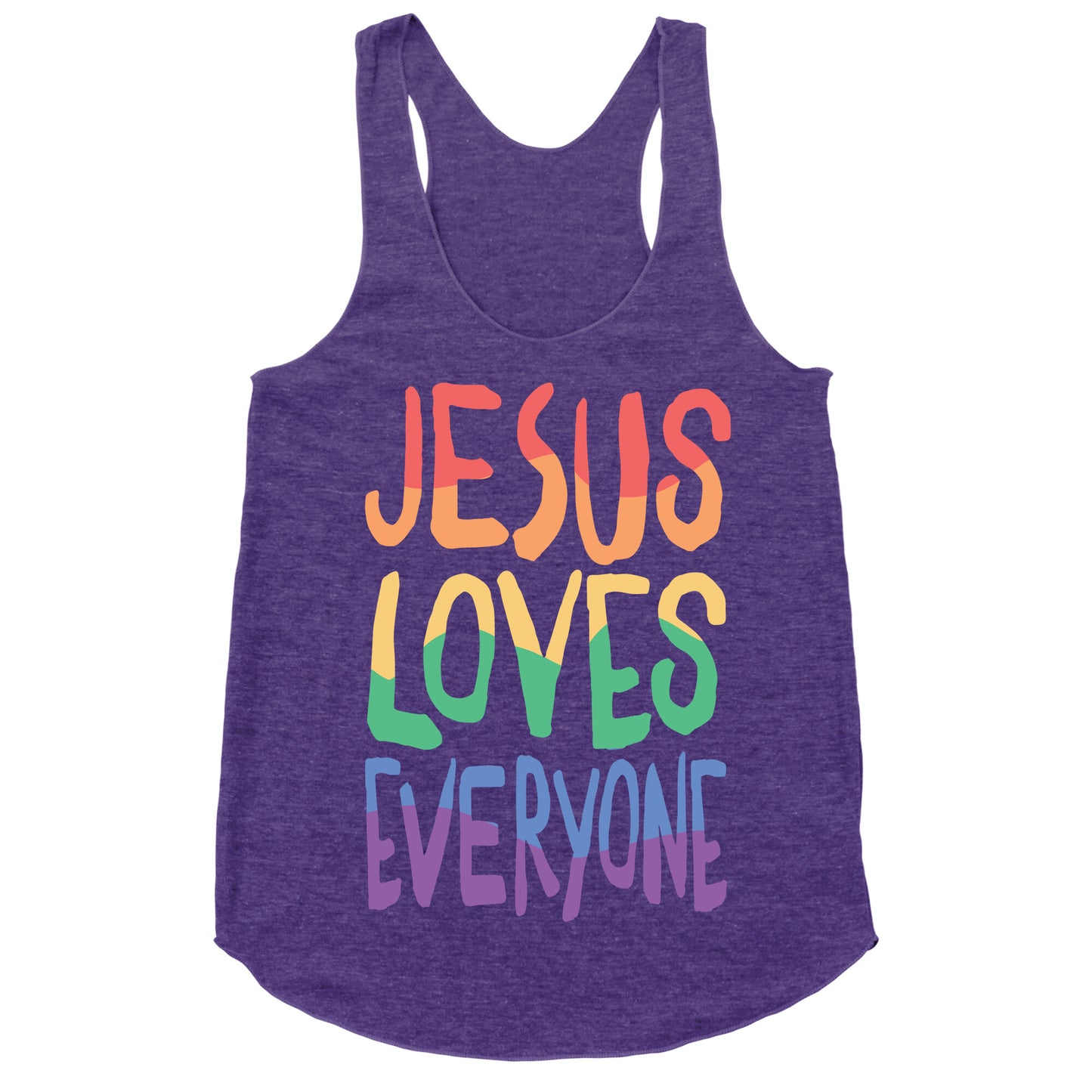 Jesus Loves Everyone Racerback Tank