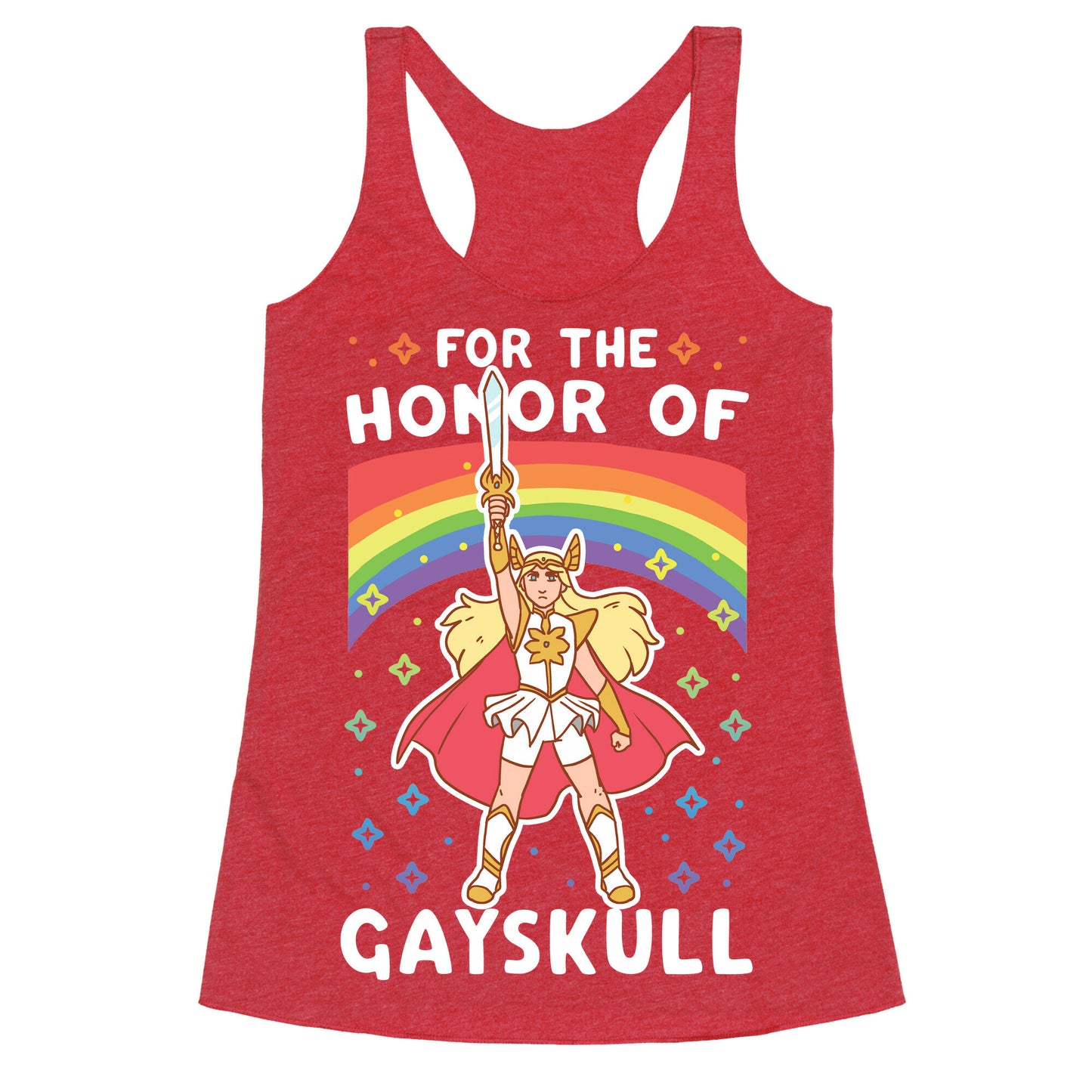 For the Honor of Gayskull Racerback Tank