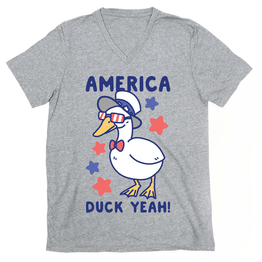 America Duck Yeah V-Neck