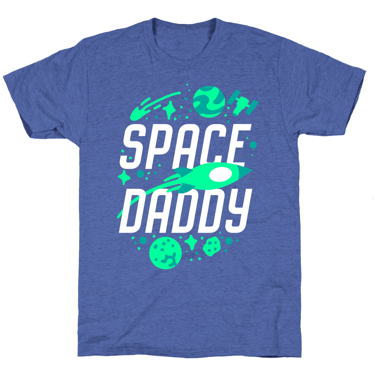Space Daddy Unisex Triblend Tee